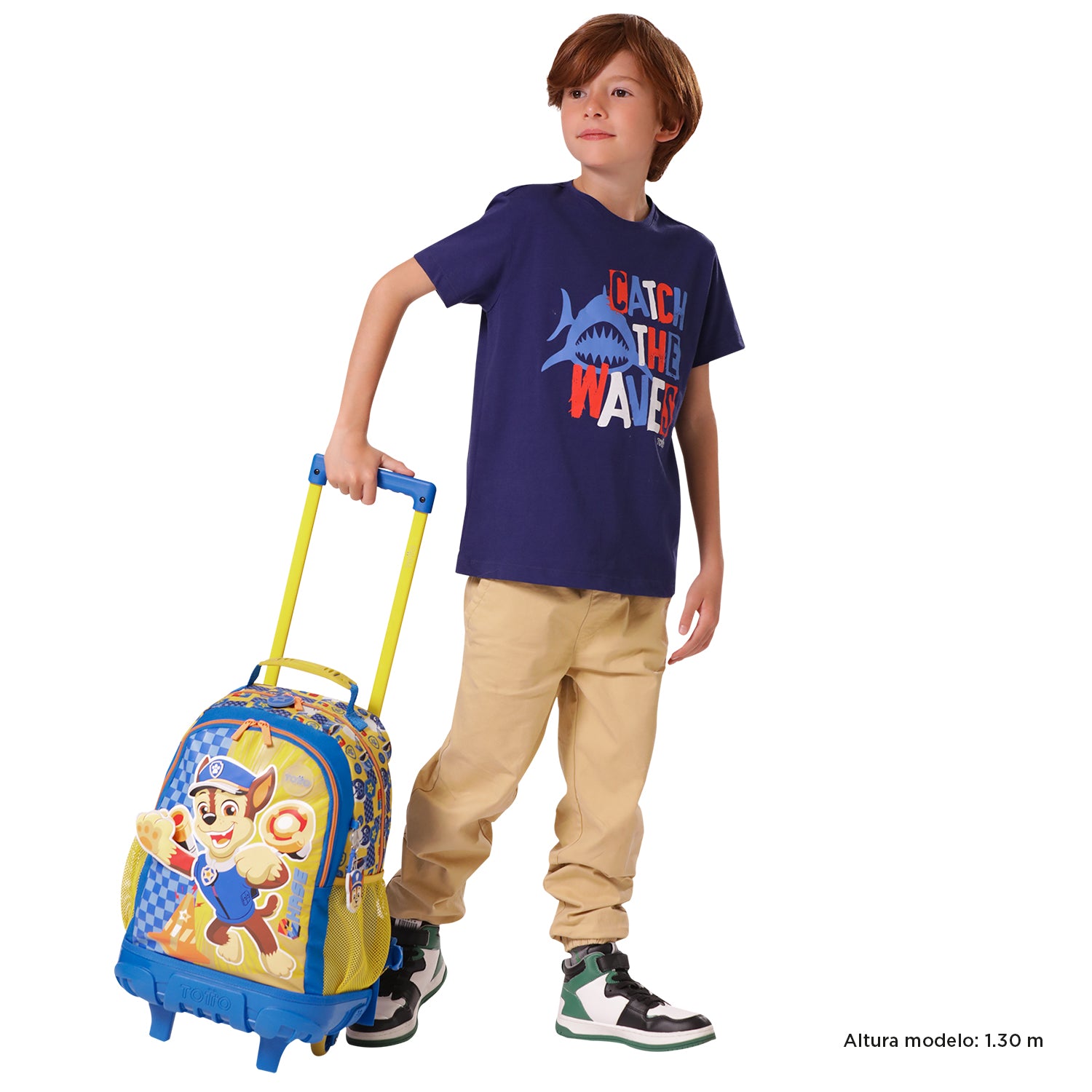 Morral con ruedas Niño Paw Patrol Chase M Azul