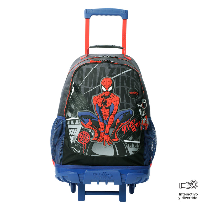 Morral para Niño Spiderman Amazing L Azul