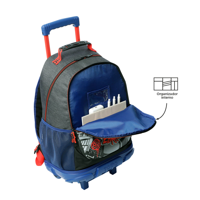 Morral para Niño Spiderman Amazing L Azul