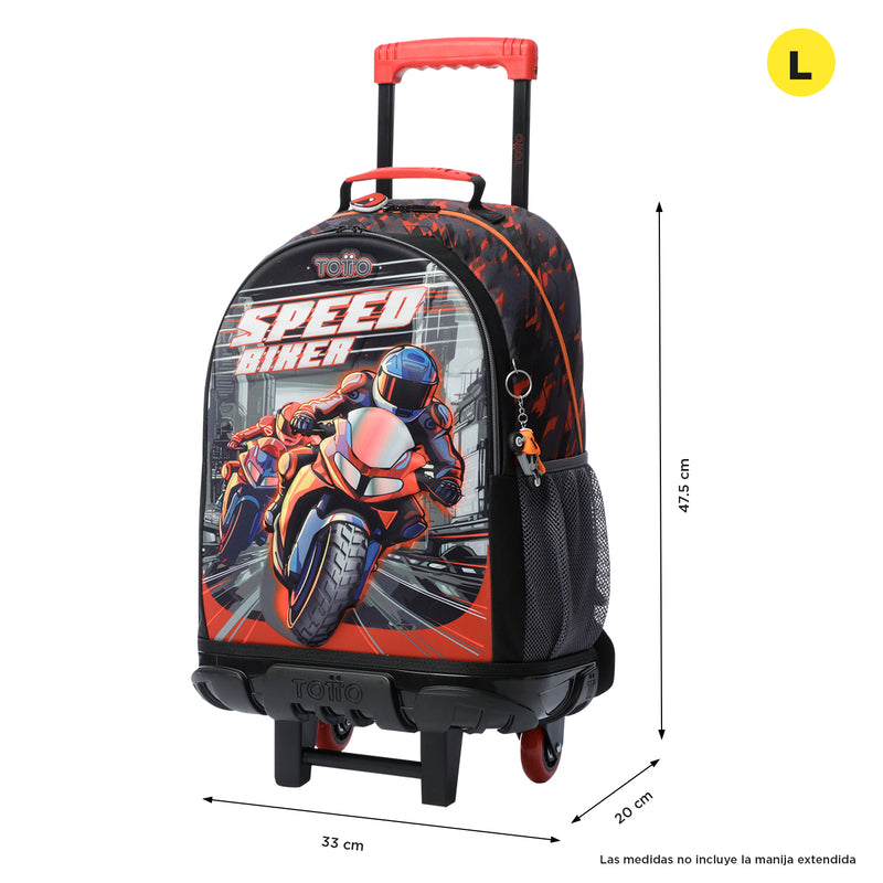 Morral ruedas Niño Rue Bomper Speed Biker L Rojo