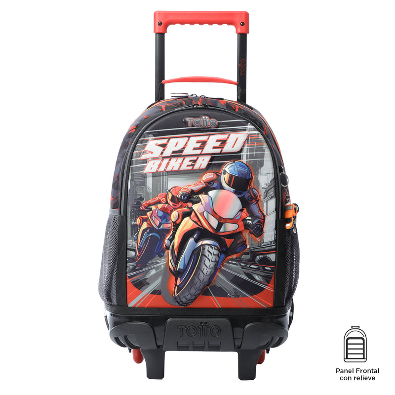 Morral ruedas Niño Speed Biker M Rojo