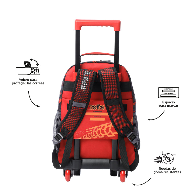 Morral ruedas Niño Speed Biker M Rojo