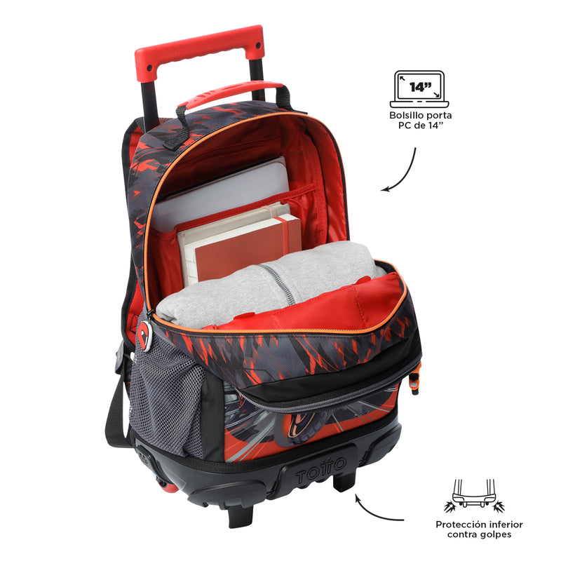 Morral ruedas Niño Speed Biker M Rojo