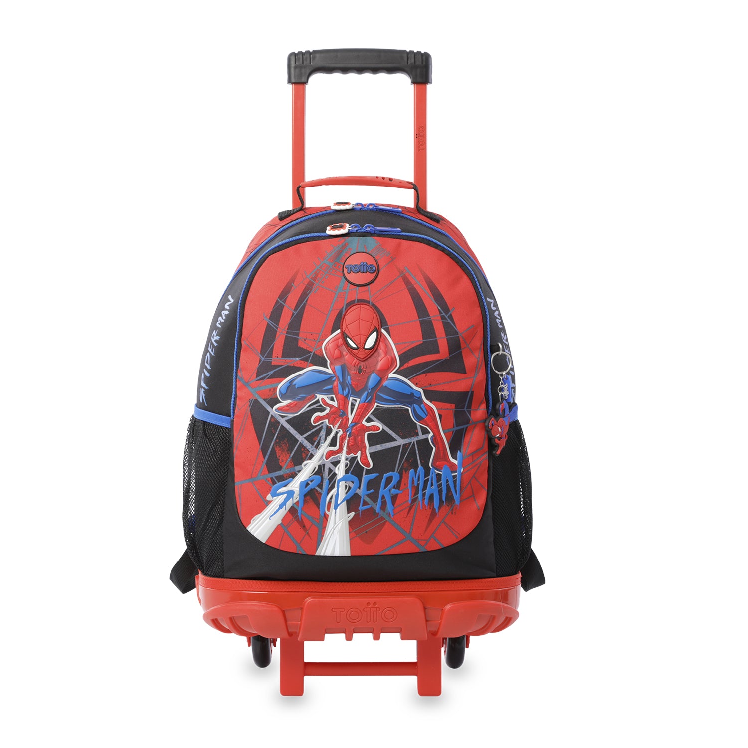 Maleta para Niño con ruedas Spiderman Urban Grande Rojo