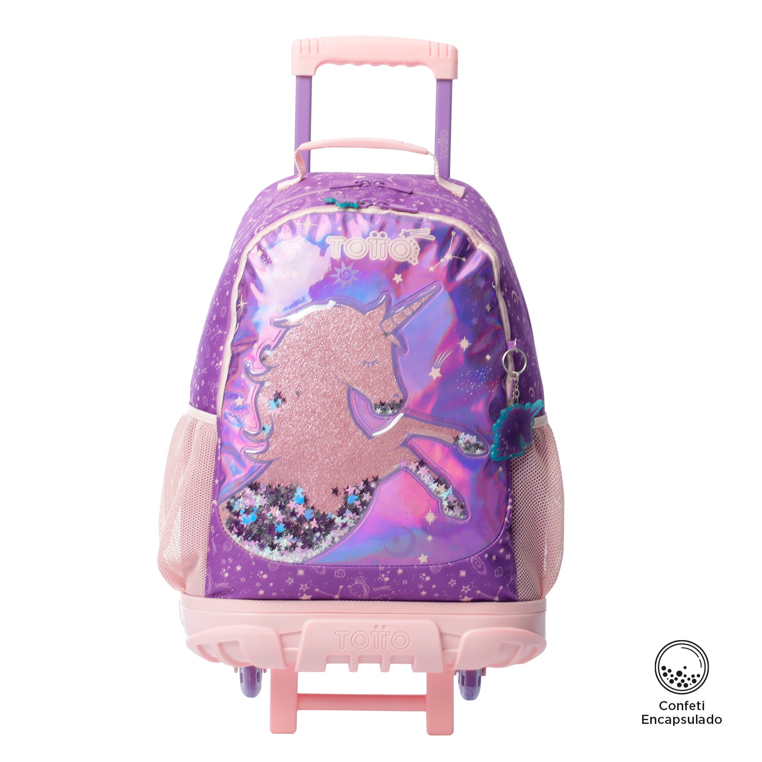 Morral ruedas Niña Unispace L Morado
