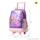 Morral ruedas Niña Unispace M Morado