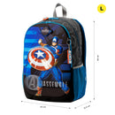 Morral para Niño Avengers Capitán América Grande Gris