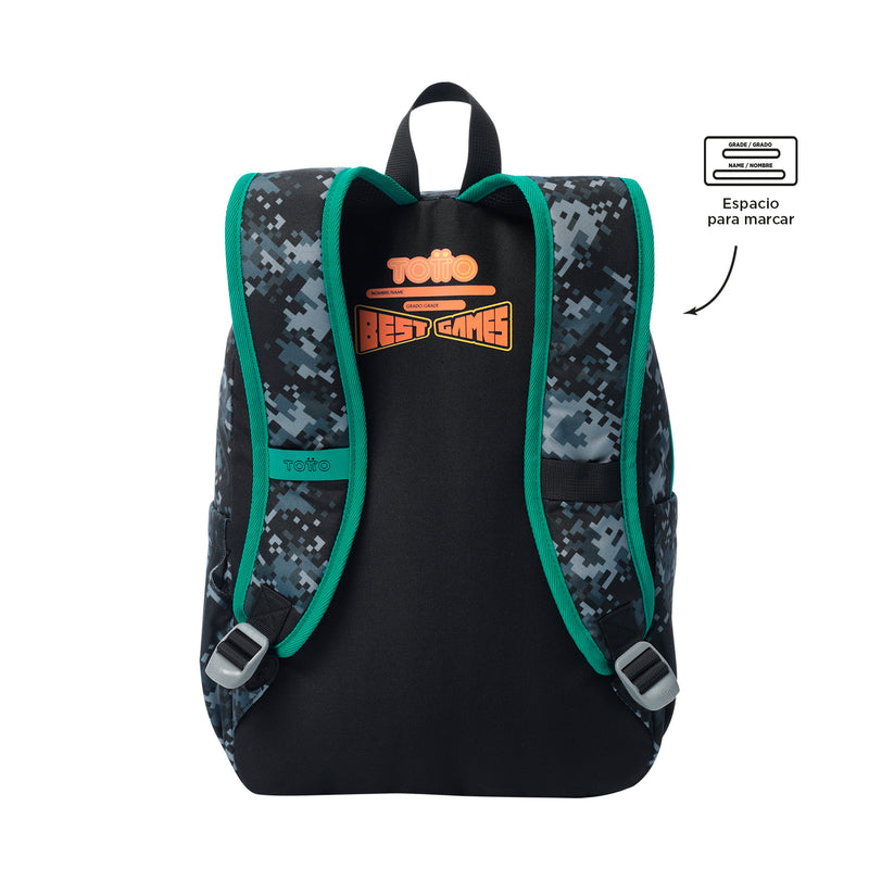 Morral para Niño Best Game M Negro