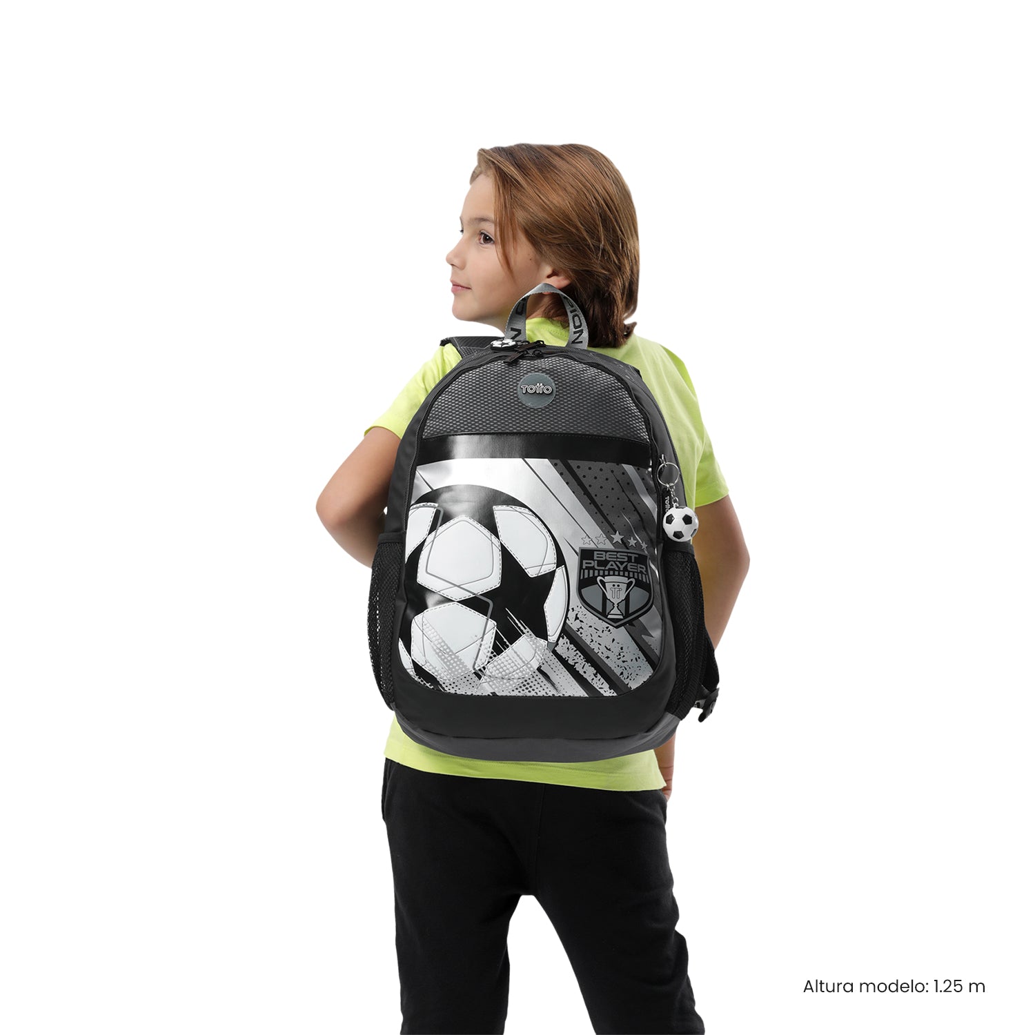 Morral para Niño Champion Grande color Gris