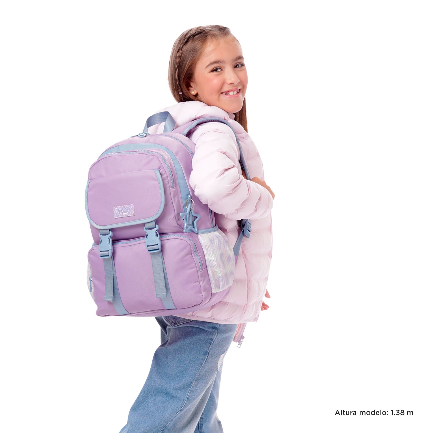 Morral para Niña Cluw Mediano Morado
