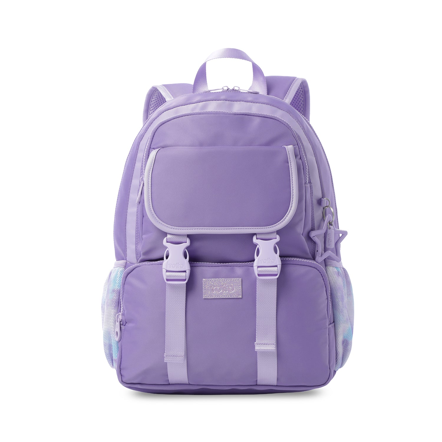 Morral para Niña Cluw Mediano Porta PC 14" Morado