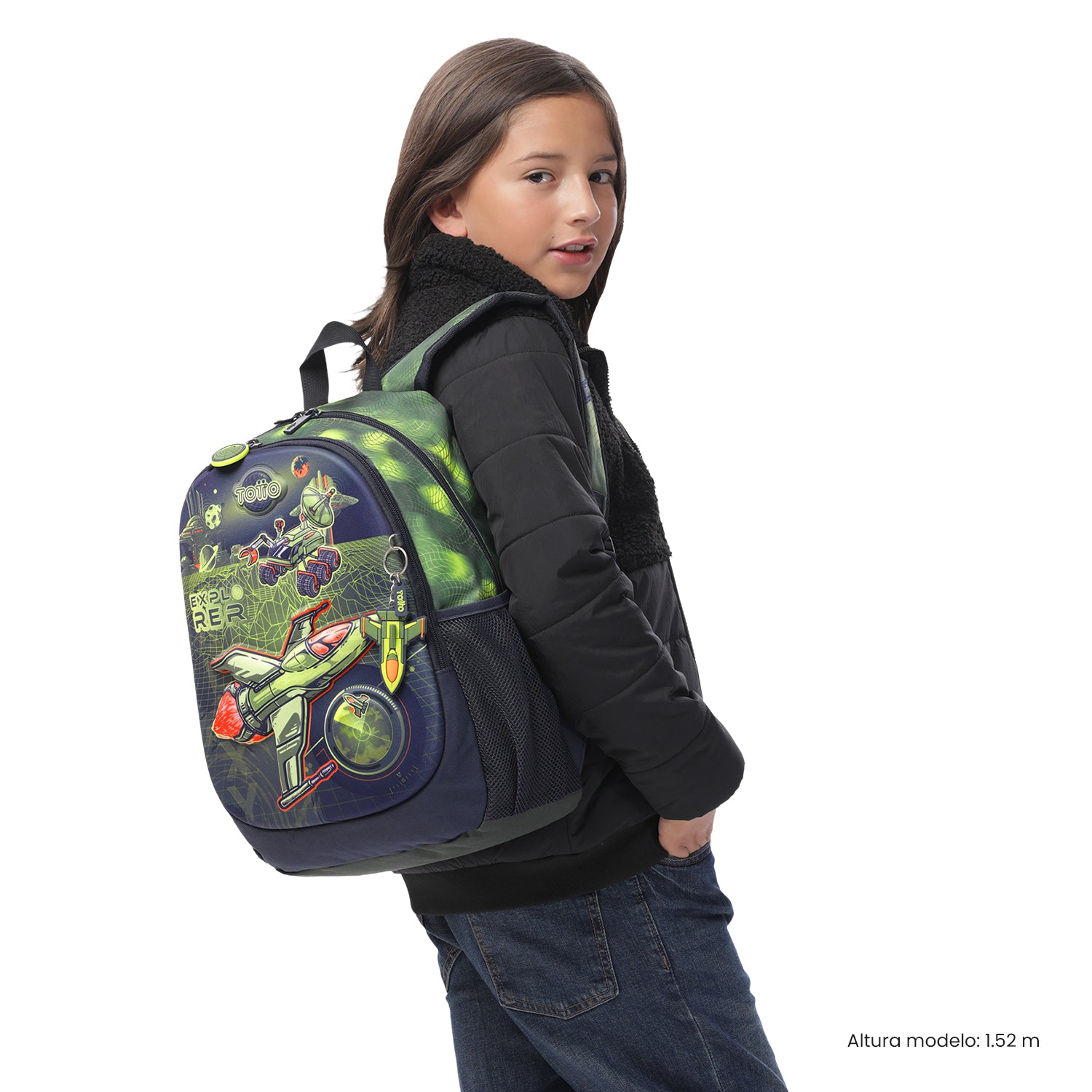 Morral para Niño Explorer Ship Mediano Verde – Totto Panamá
