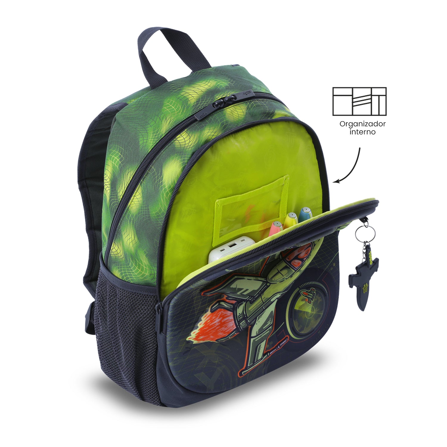 ninini 　ORT/EXPLORE1〜9 Morral para Niño Explorer Ship Mediano Verde – Totto Panamá