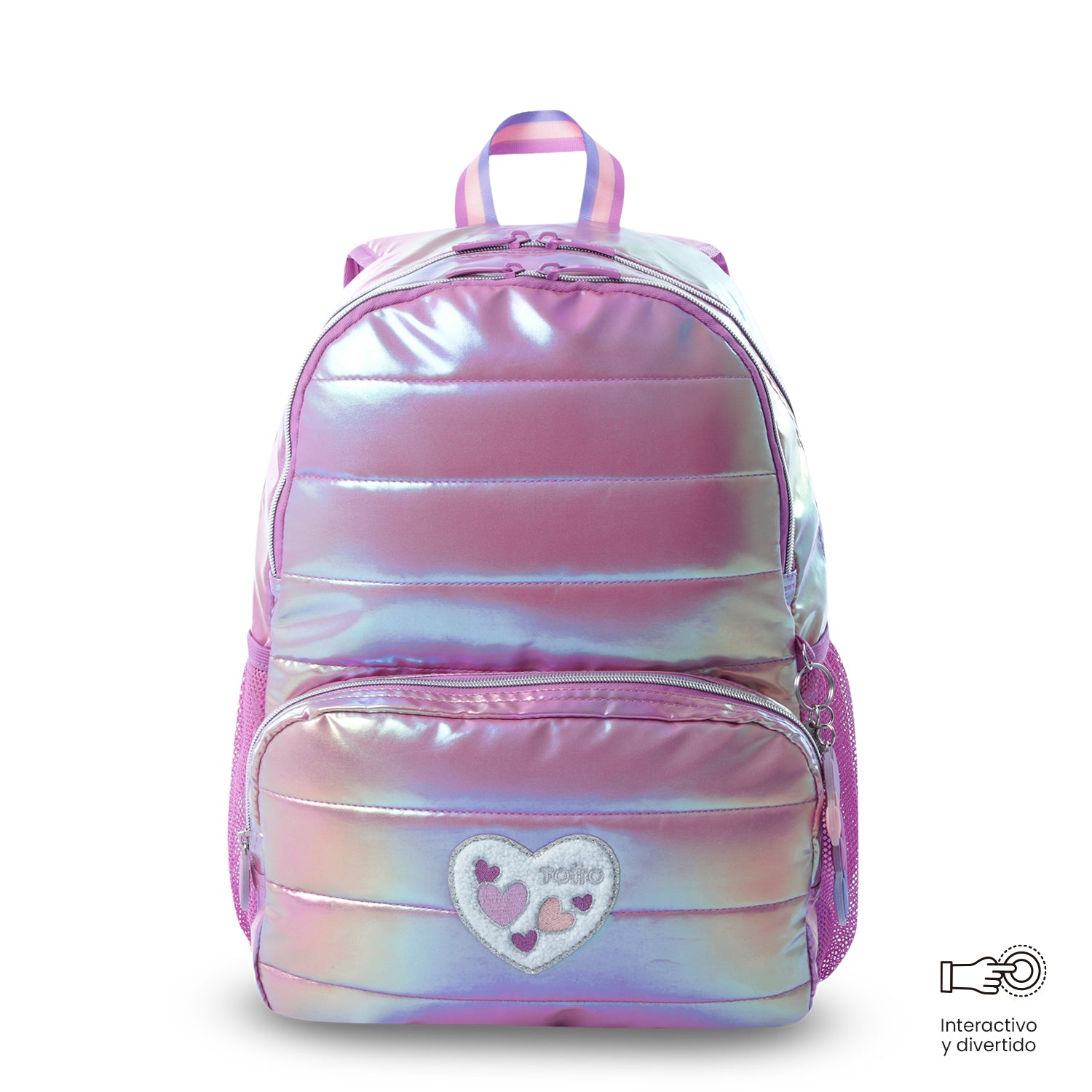Morral para Niña Glowy Mediano color Morado