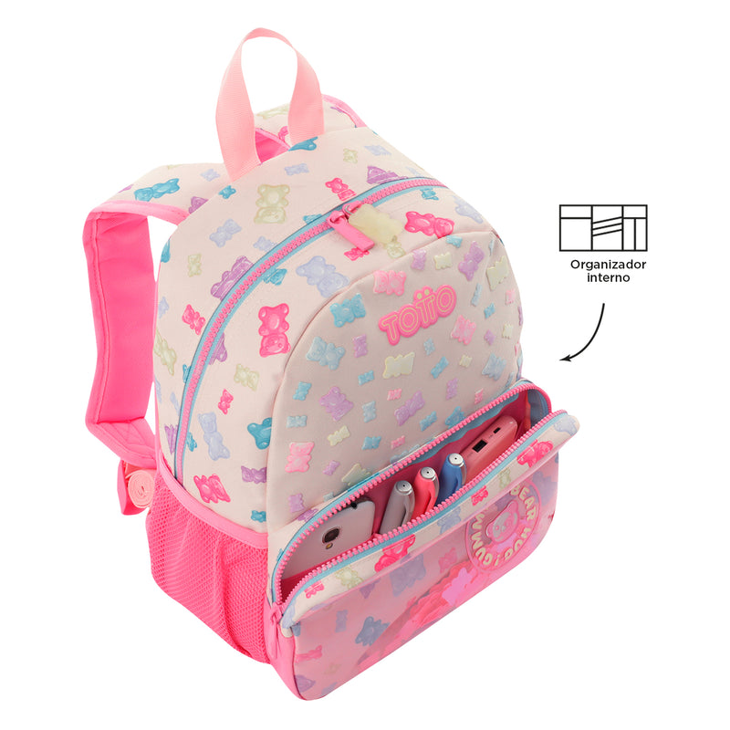 Mochila Para Niña Gummy Bear S Rosado