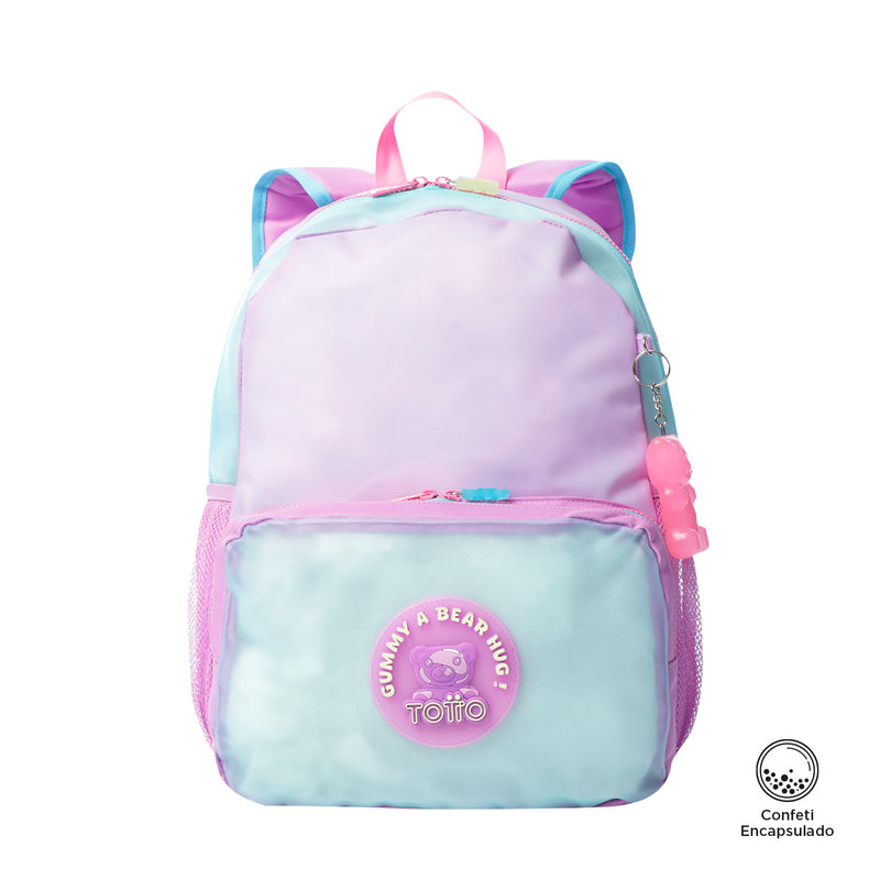 Morral para Niña Gummy Bear Mediano Morado/Azul