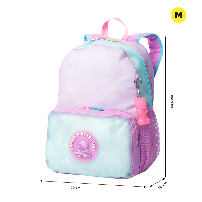 Morral para Niña Gummy Bear Mediano Morado/Azul