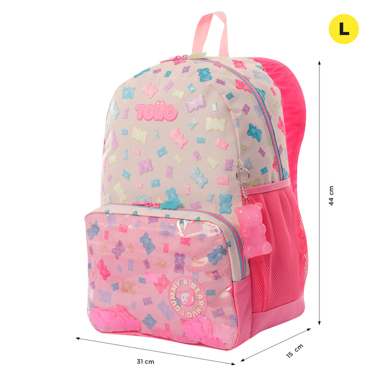 Mochila para Niña Gummy Bear Rosado