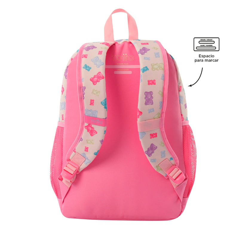 Mochila para Niña Gummy Bear Rosado