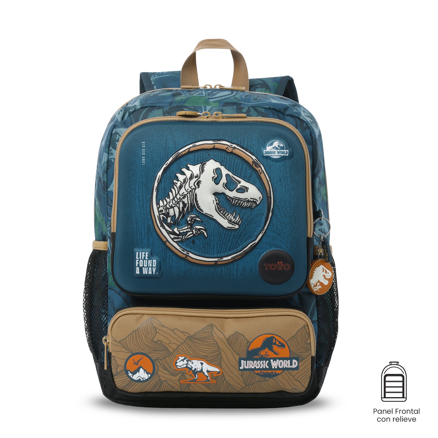 Morral para Niño Jurassic World Territory Mediano Azul
