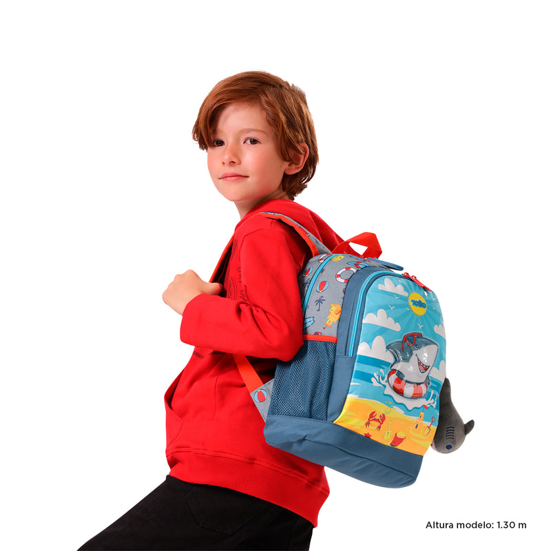 Morral para Niño Little Surfer M Gris