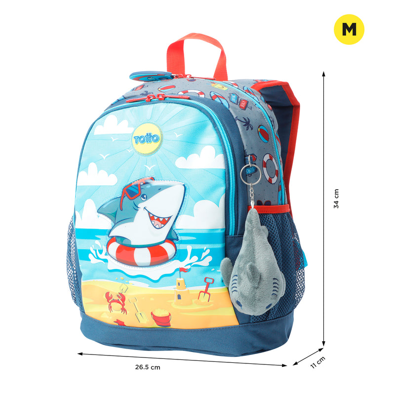 Morral para Niño Little Surfer M Gris