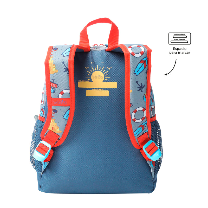 Morral para Niño Little Surfer M Gris