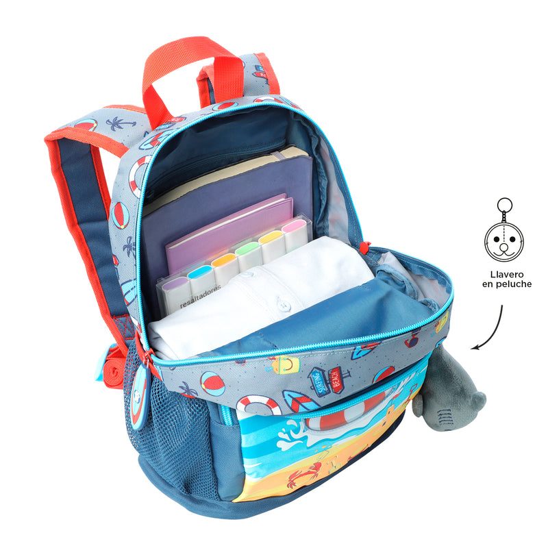 Morral para Niño Little Surfer M Gris