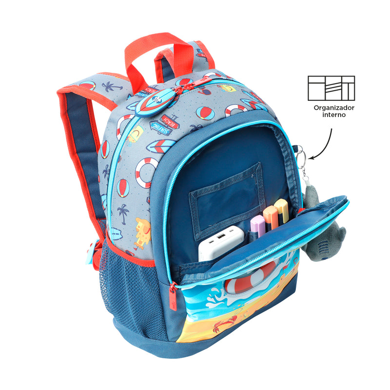 Morral para Niño Little Surfer M Gris