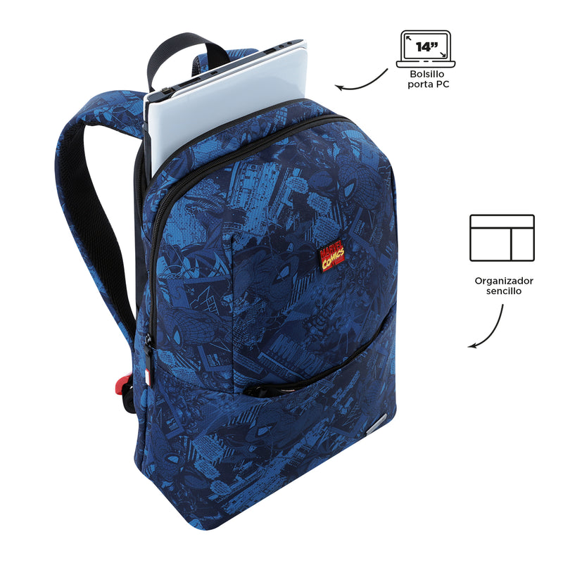 Morral para Hombre Marvel Blue Mediano Azul