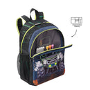 Morral para Niño Monster Race Grande Negro