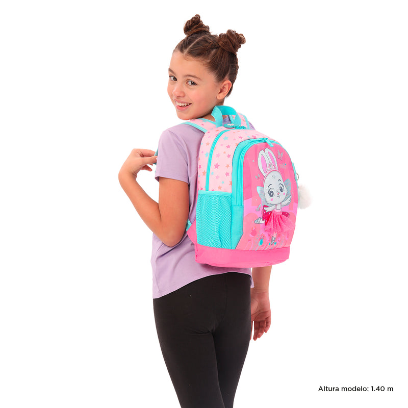 MORRAL DANCING RABBIT - color: rosado - talla: M