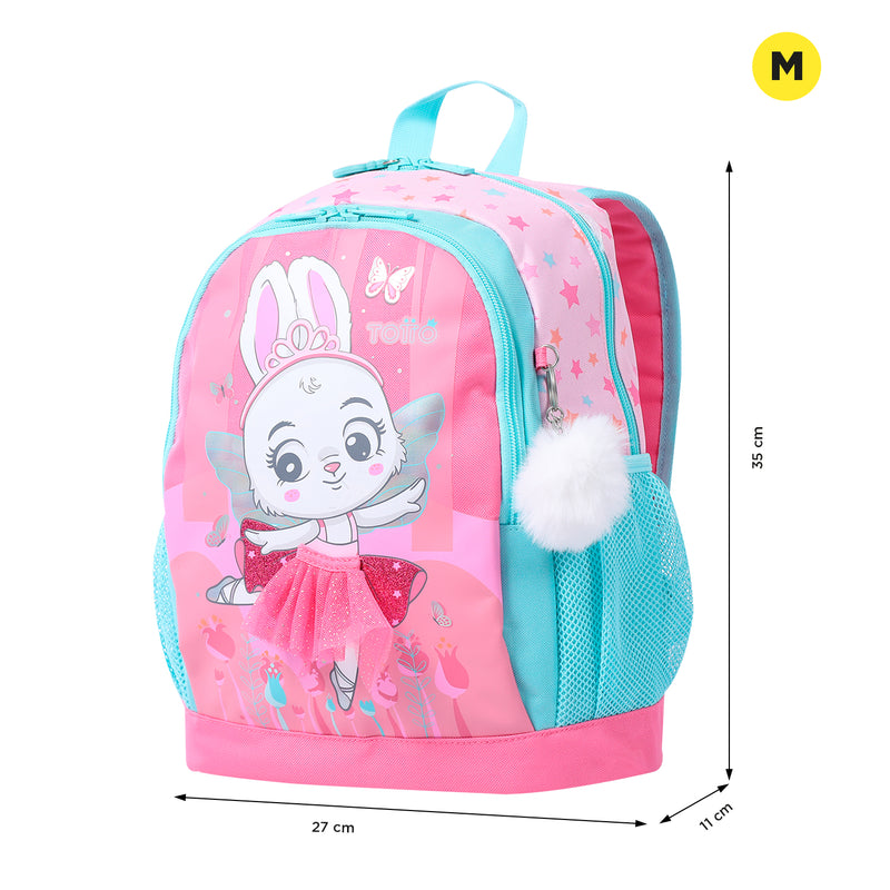 MORRAL DANCING RABBIT - color: rosado - talla: M