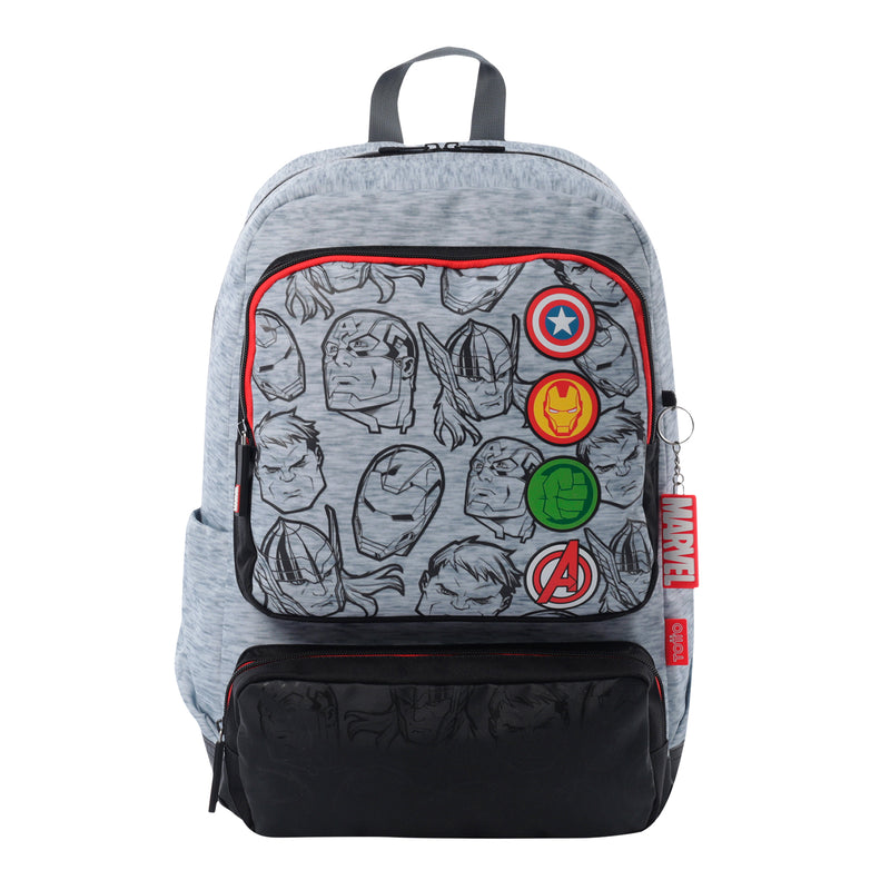 Morral para Niño Super Avengers Grande Gris