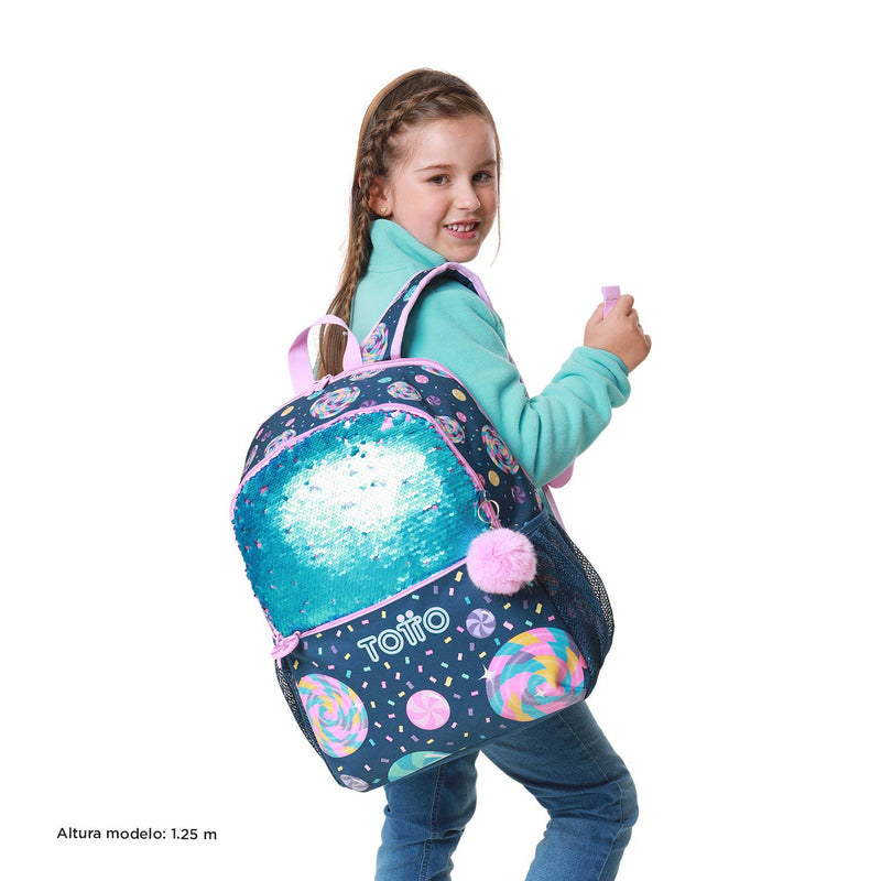 MORRAL SWEET CANDY - Color: Azul - Talla: L