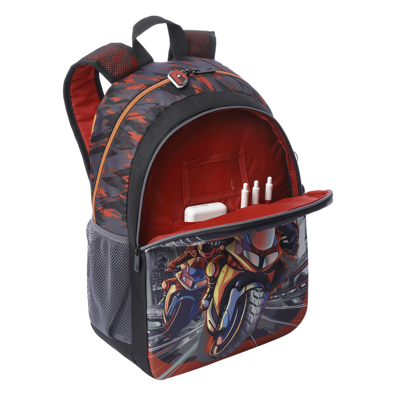 Morral para Niño Speed Biker L Rojo