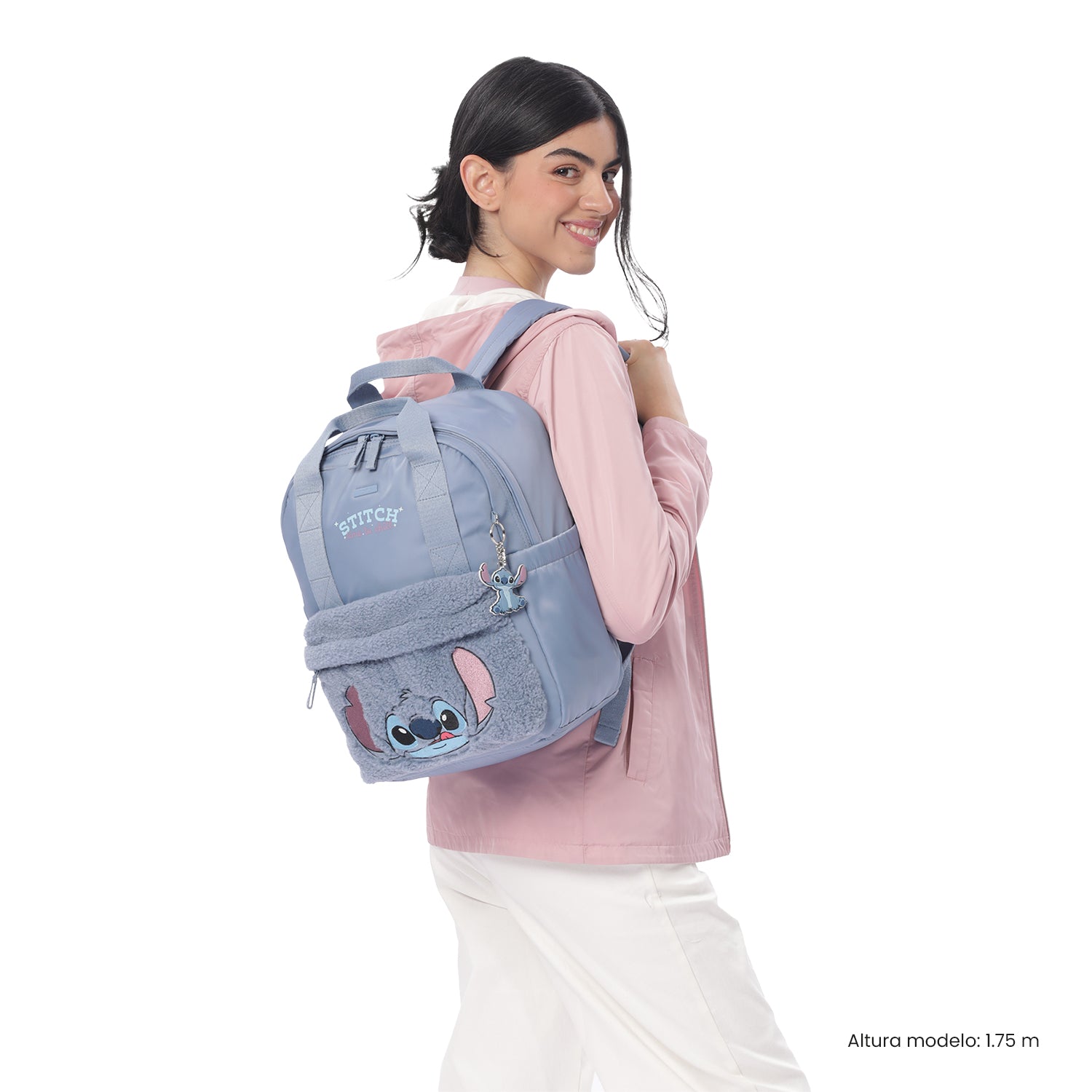 Morral para Mujer Stitch Time Pequeño color Azul