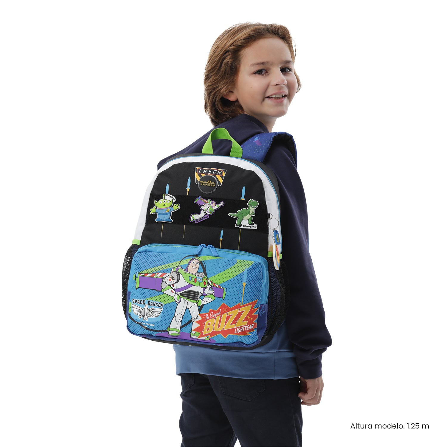 Morral para Niño Toy Story Buzz Mediano color Azul