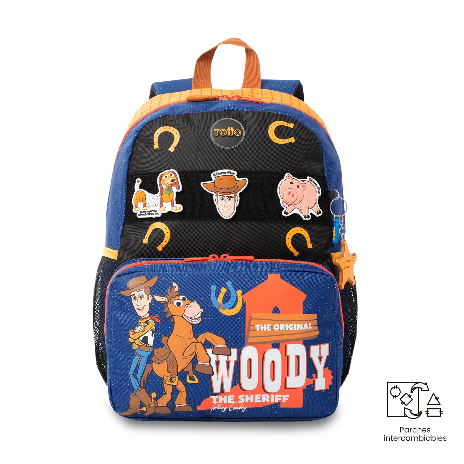 Morral para Niño Toy Story Woody Mediano color Azul