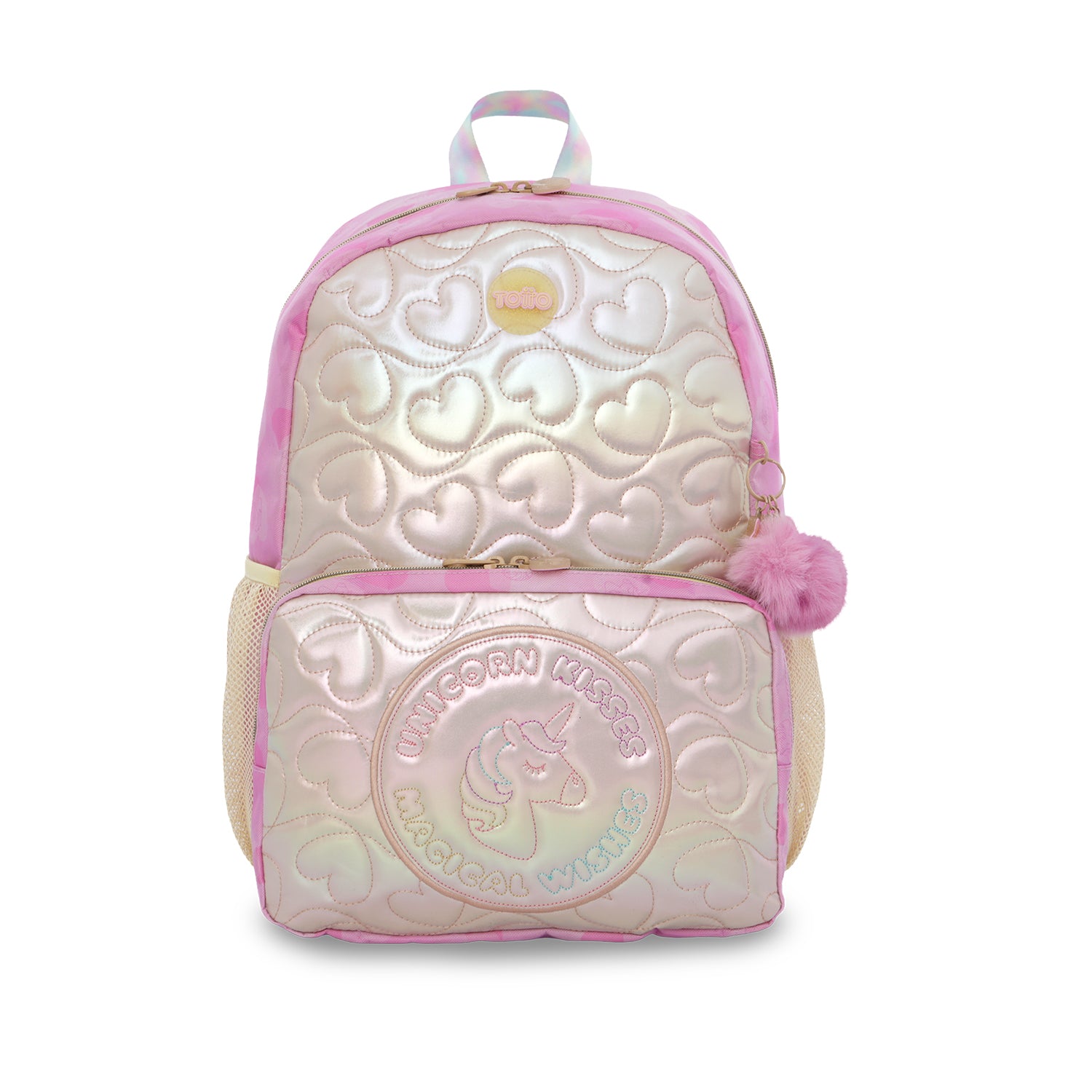 Morral para Niña Unicorn Kisses Grande color Amarillo