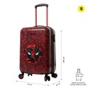 Maleta de Cabina 360 Deadpool 10 kilos Roja