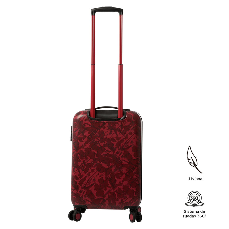 Maleta de Cabina 360 Deadpool 10 kilos Roja