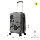 Maleta de Cabina 360 Mickey Melange 10 kilos Gris