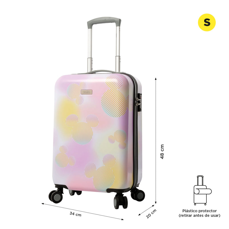 Maleta de Cabina 360 Minnie Sense Scapes 10 kilos Rosada