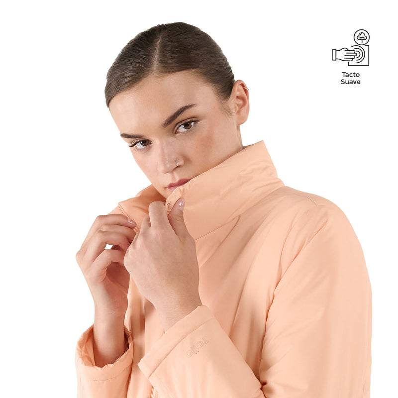 Chaqueta para Mujer Nappa Durazno