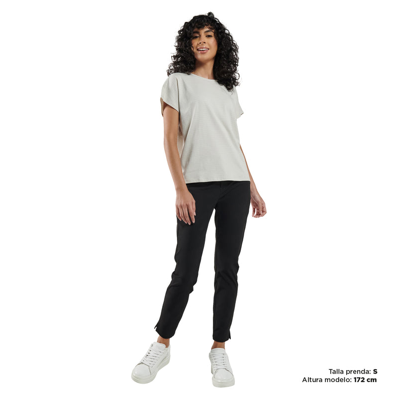 Pantalón estilo chino para Mujer Stiniva Negro