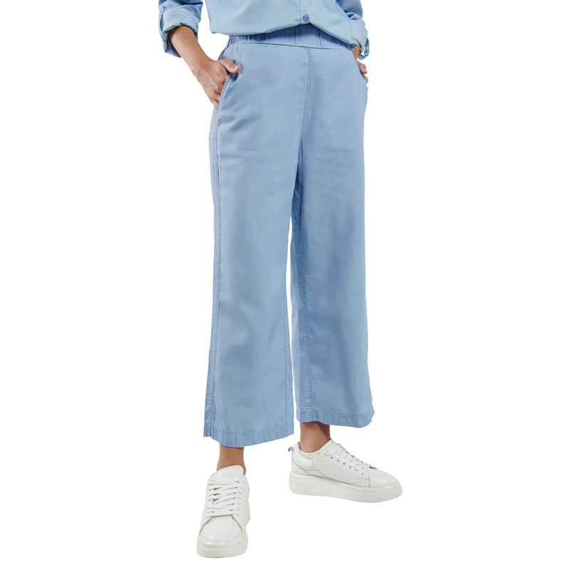 Pantalón Culotte Caliza Azul