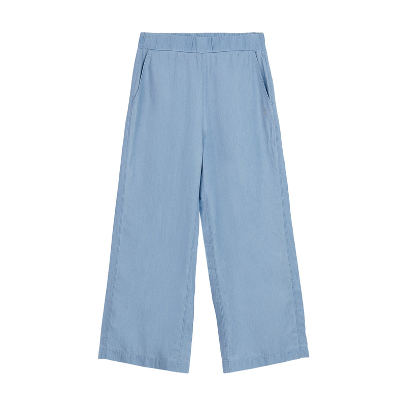 Pantalón Culotte Caliza Azul