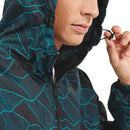 Chaqueta para hombre mosculer print azul