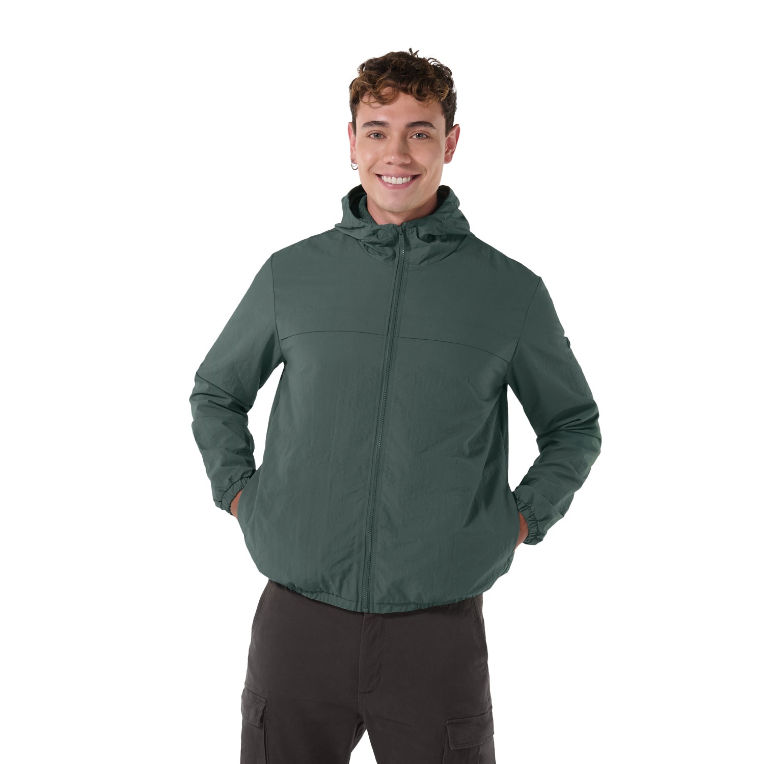 Chaqueta Rompevientos para Hombre Ice Solid S Verde – Totto Panamá